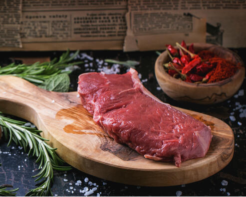 ¿Qué tipo de carne debes elegir y cuál es su término de cocción recomendado?